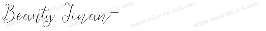 Beauty Jinan字体转换